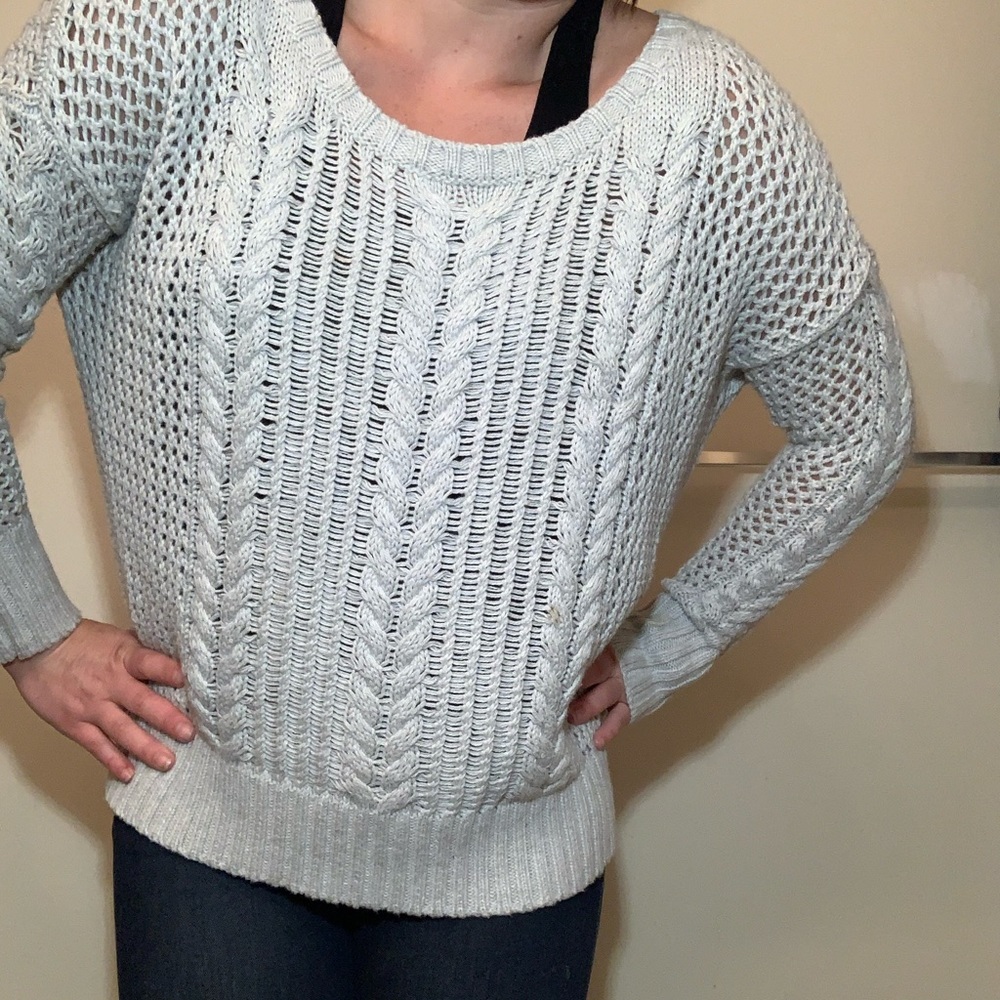 American eagle crochet sweater